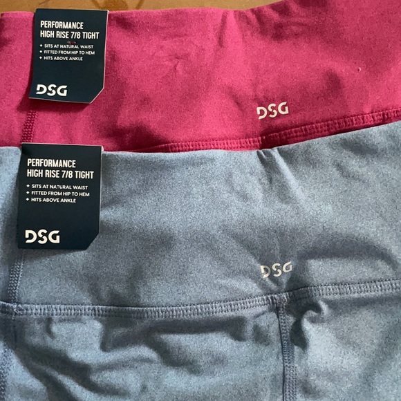 Set of 2 Women’s Performance High Rise 7/8 Tights by DSG 🧘‍♀️🏃‍♀️ NWT🤩 - Picture 3 of 16